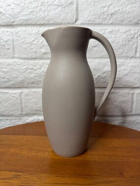 Pigeon Forge Pottery Matte Beige Pitcher Handmade